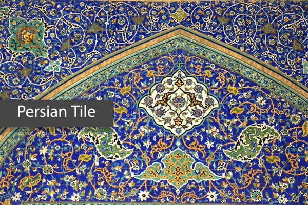 talavera tile VS Persian tile