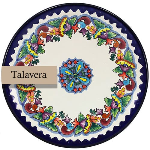 talavera plates VS Iranian enamel decorative plates