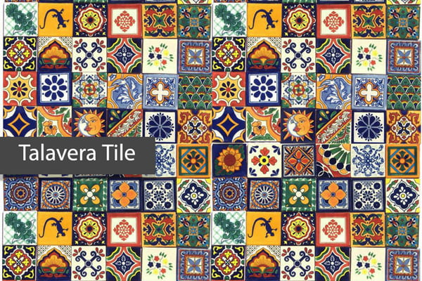 Mexican talavera tile