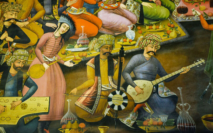 Tar instrument origin. Tar instrument in ancient Iranian celebrations