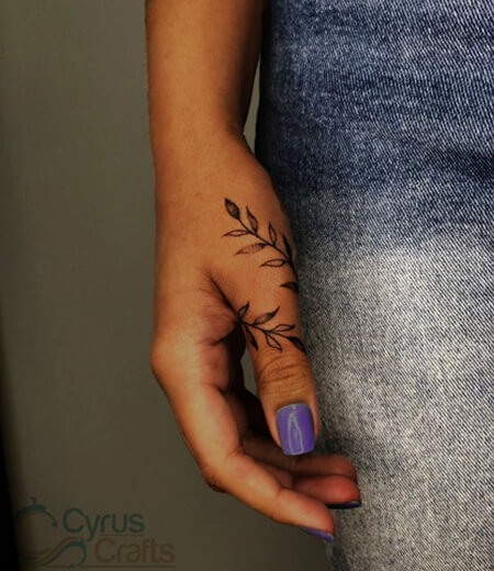 unique finger tattoos
