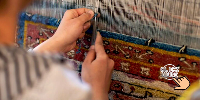 weaving Persian woven rugs