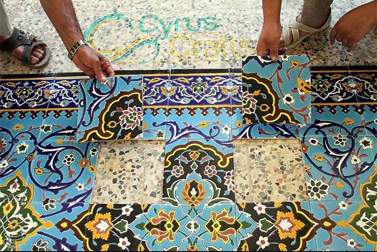 tile work in Iran 