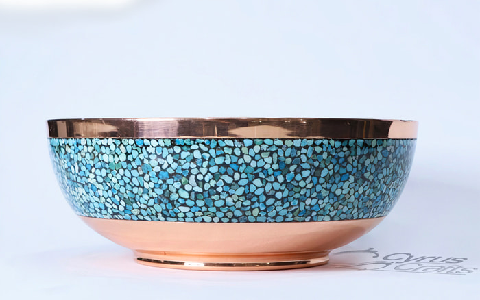 decorative brass Urli bowl
