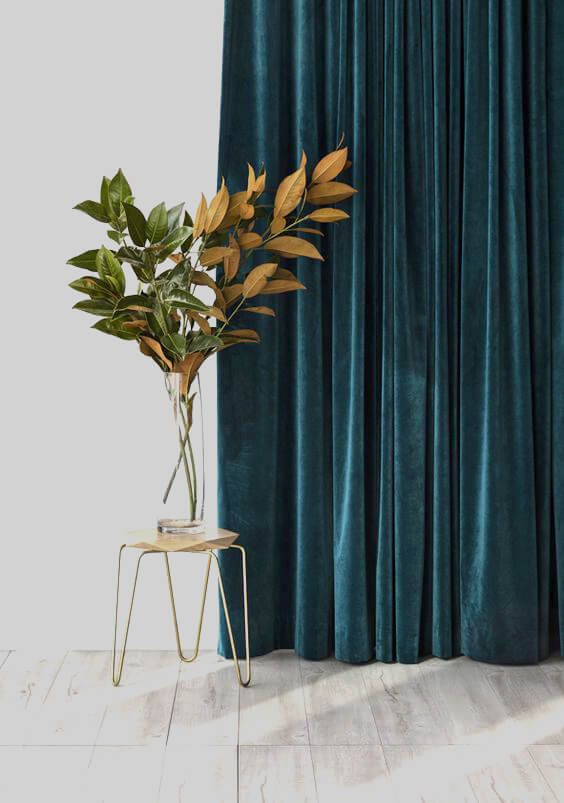 velvet curtain