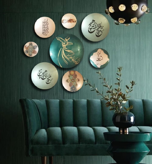 decorative plates for living room wall