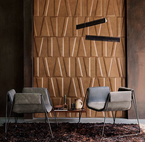 leather wall panel