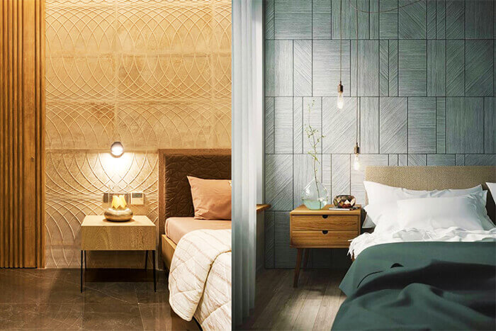 bedroom wall tiles design