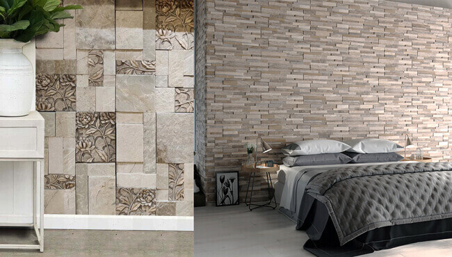 elevation tiles for the bedroom