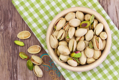 salted pistachios