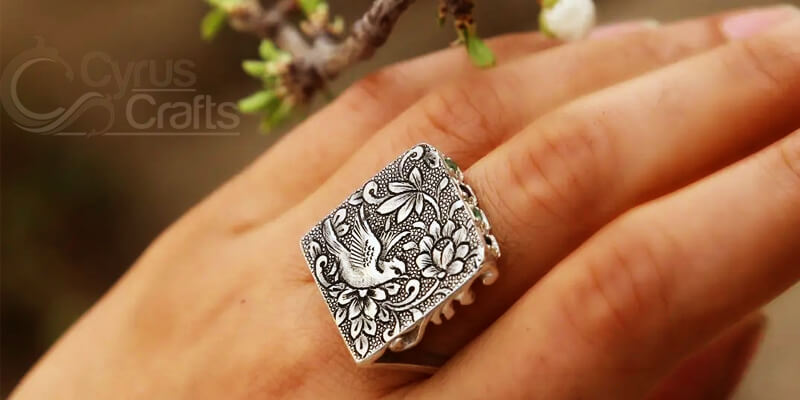 metal handmade ring