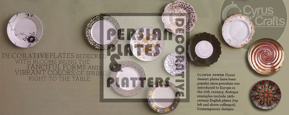 Decoratibe plates and wall hanging plates