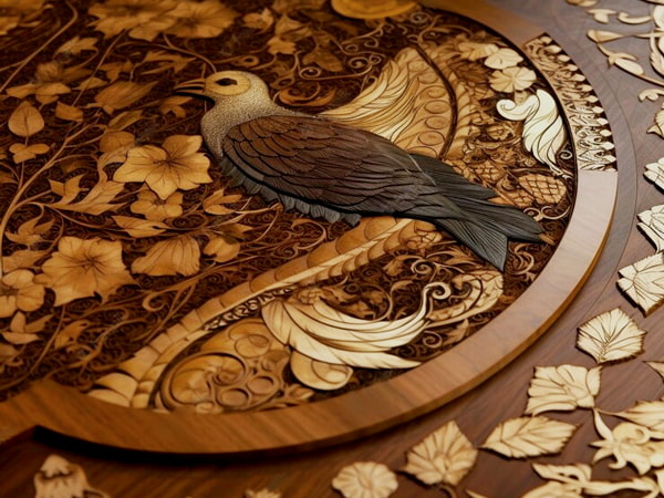 Woodcarving vs Marquetry