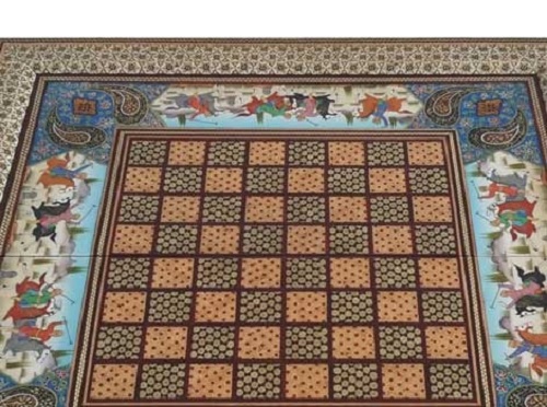 khatamkari chessboard