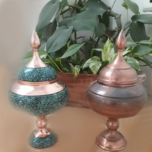 turquoise decorative pot