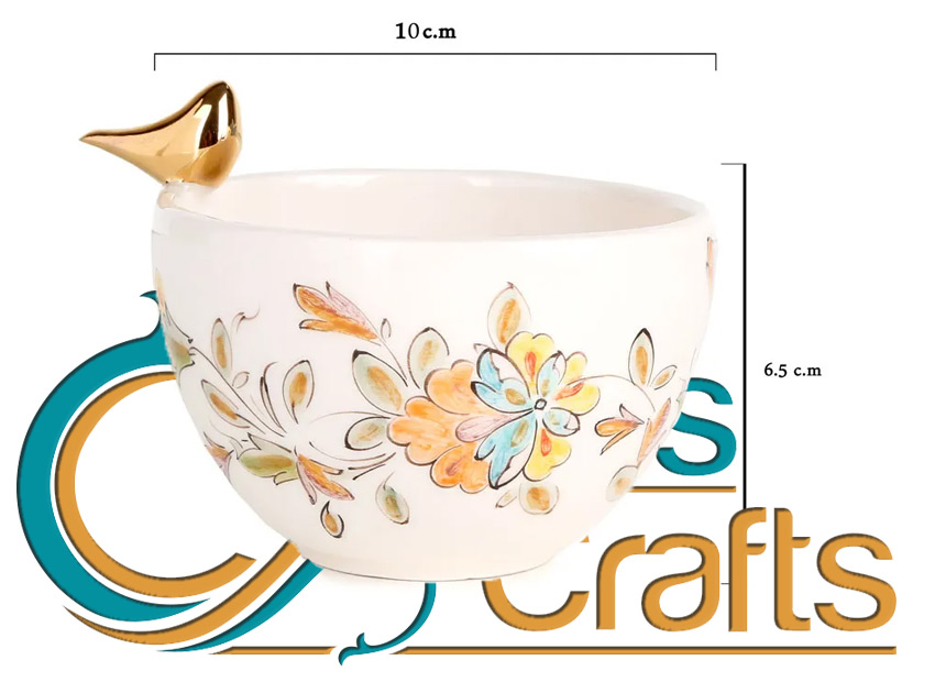 Buy Pistachio Bowl with Floral Design