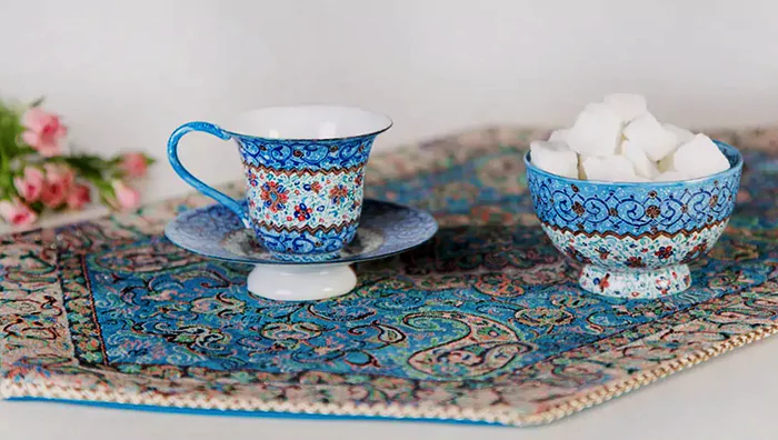 Mina Kari cups and saucer