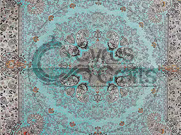 Persian silk termeh tablecloth