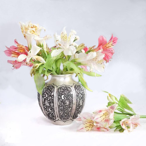 handmade copper vase