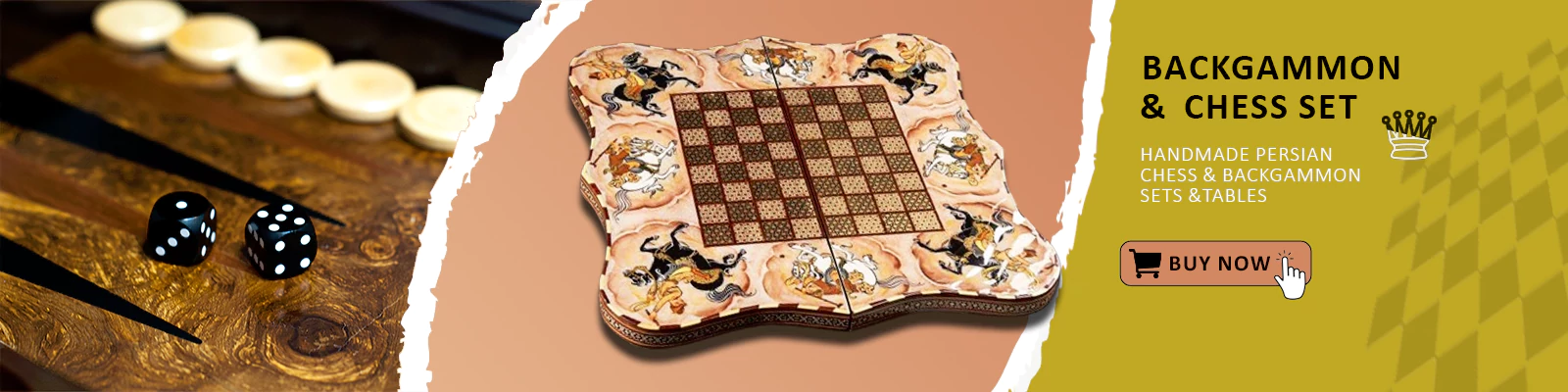 Luxury Chess Backgammon Set