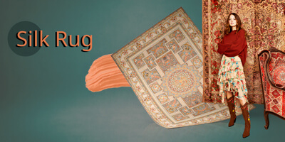 handmade silk rug