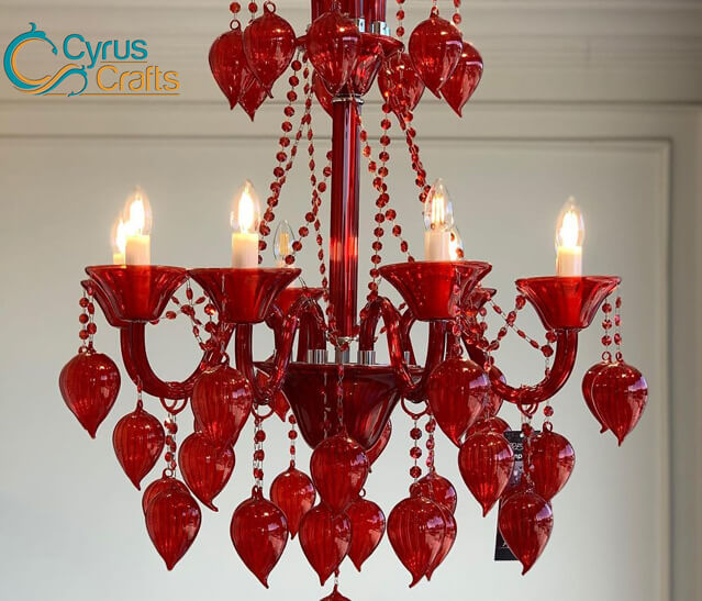 red-crystal-8-flame-chandelier