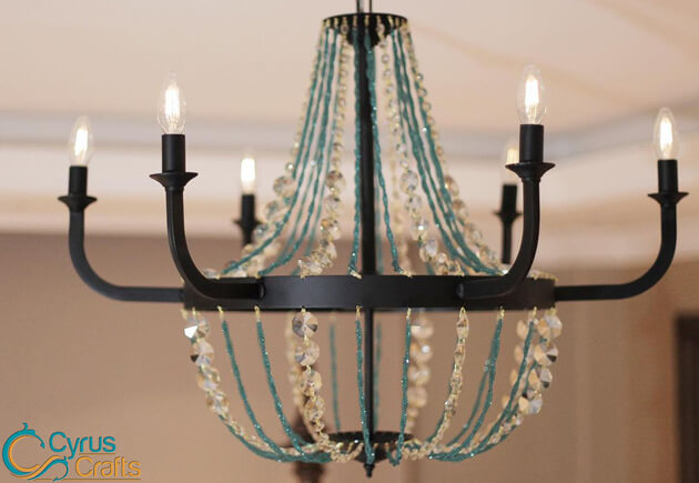 black crystal chandelier