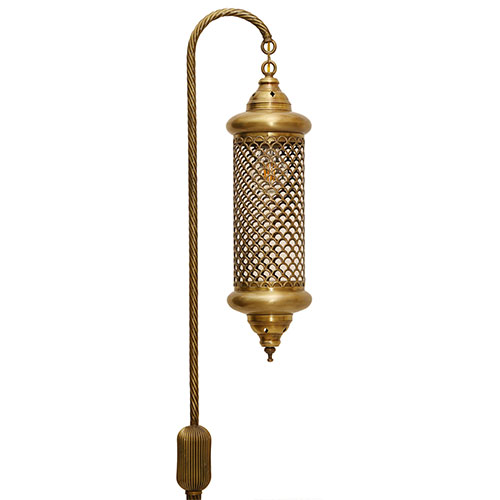 Gold Floor Lamp Standing Light - zoomed