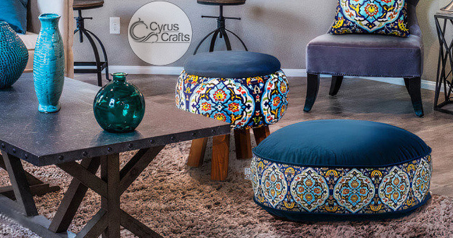 classic-designed-persian-blue-poufs