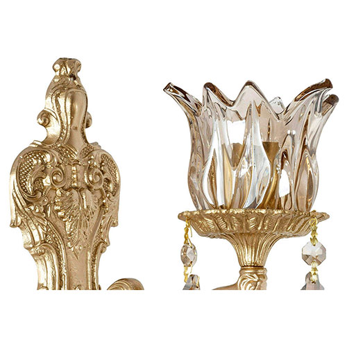 Gold Wall Sconce Crystal Wall Light - Details
