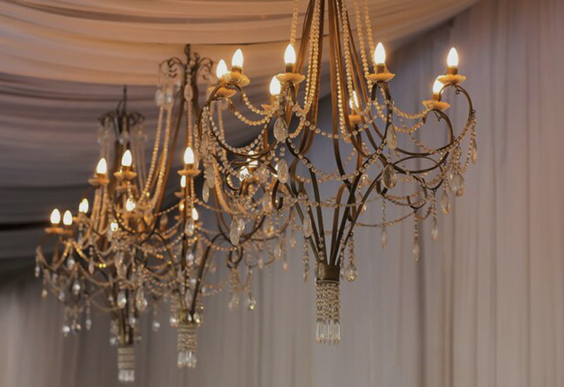 interior design with chandeliers