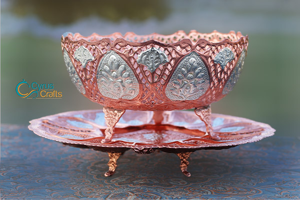 metal engraving candy bowl made by hand