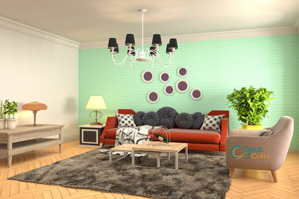 cozy living room space 