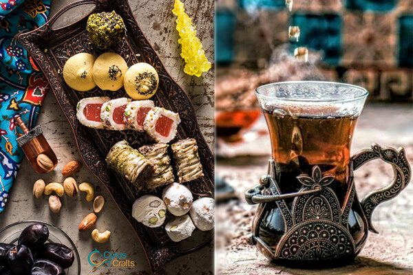 Persian tasty  with Iranian tea