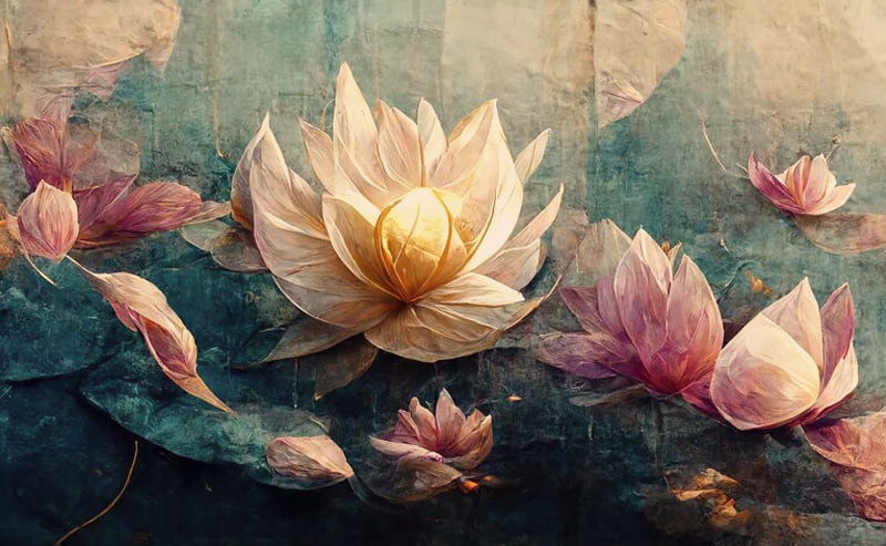 beautiful simple wall painting