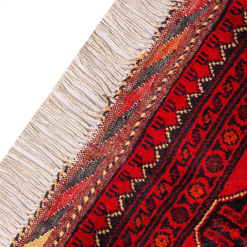 sale of handmade red rug