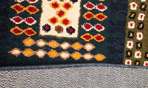 machine-woven rug
