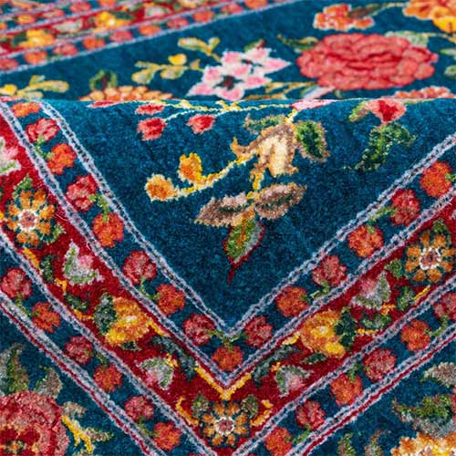 tabriz handmade silk carpet