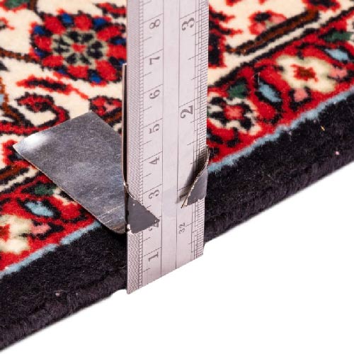 thickness of vintage rug