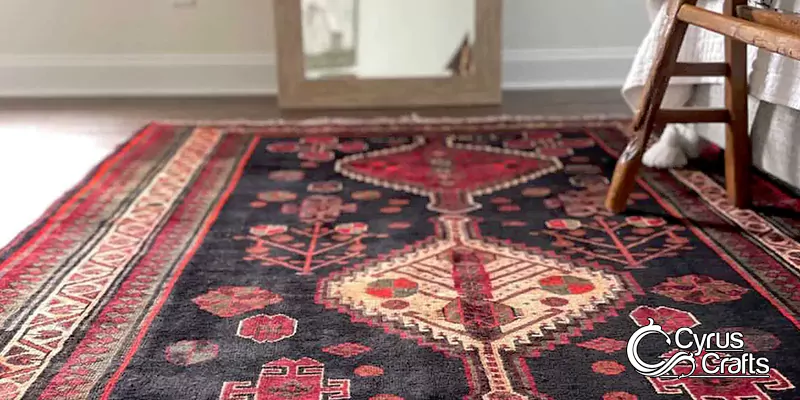 black persian area rug