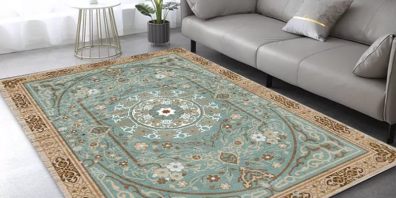 emerald green rug