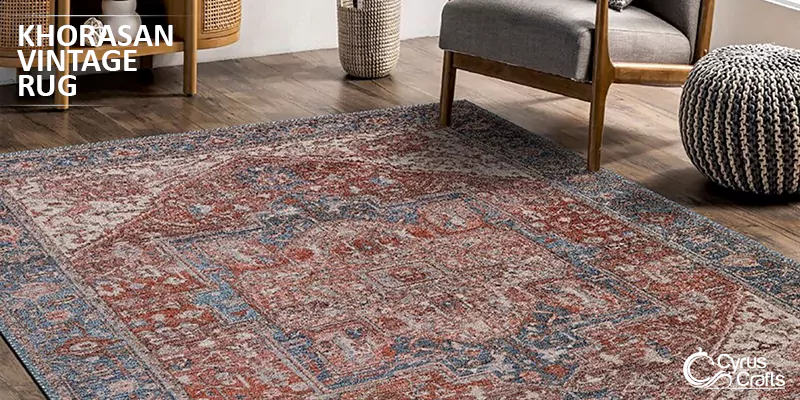 khorasan vintage rug