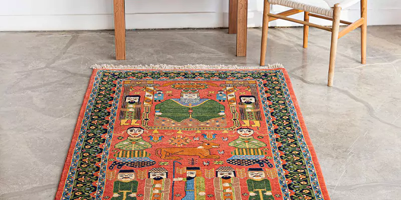 small sized persian Kilim