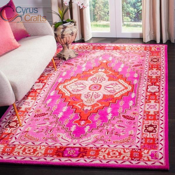 Persian pink rug