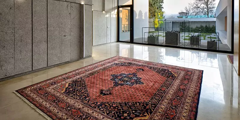 Red Persian Area Rug