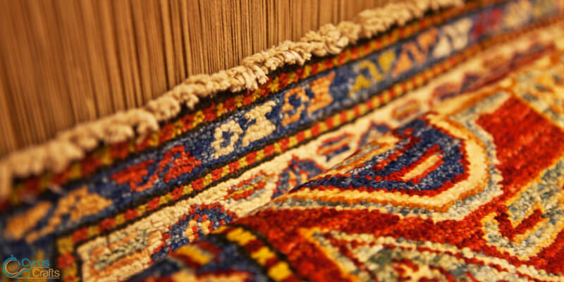 Luxury silk rug