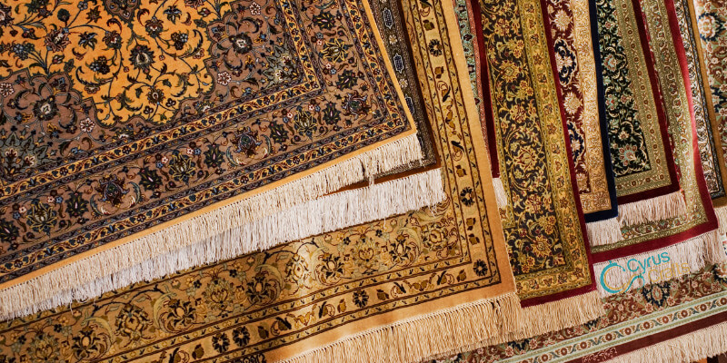 silk area rug