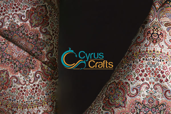 Persian silk-cashmere tablecloth