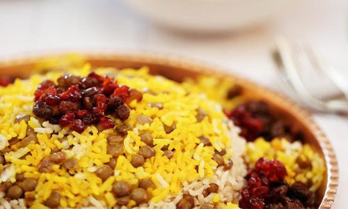 Adas Polo, Persian Lentil Rice