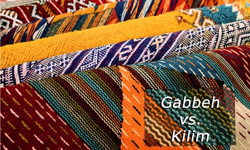 Gabbeh vs. Kilim Rug
